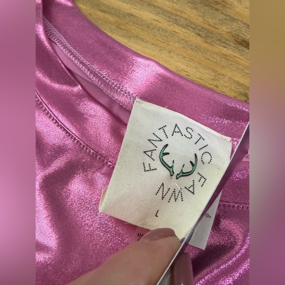 NWT Fantastic Fawn Birthday Princess Pink Sequin It My Birthday Foil Dress - Picture 6 of 8